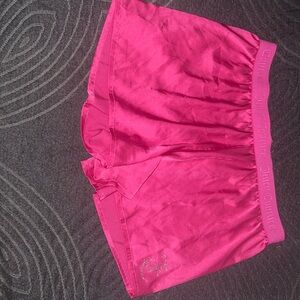 pink satin juicy couture shorts